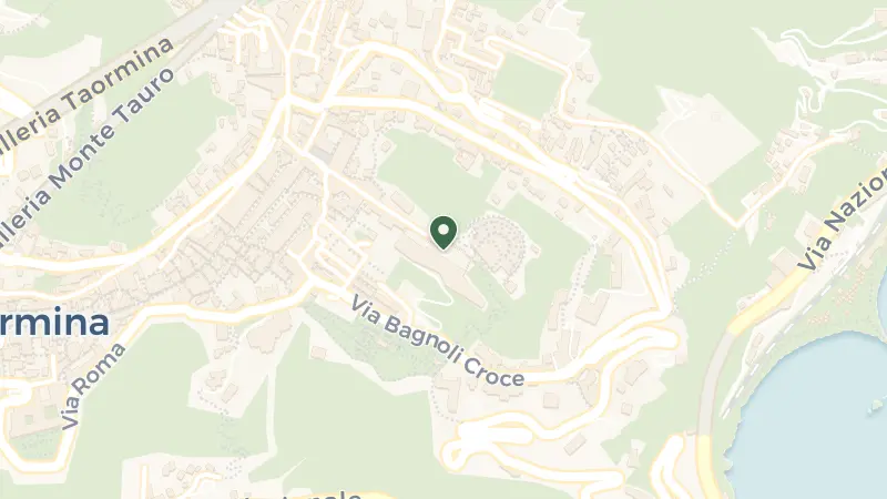 Map of Via Teatro Greco, 59, 98039 Taormina ME, Italy