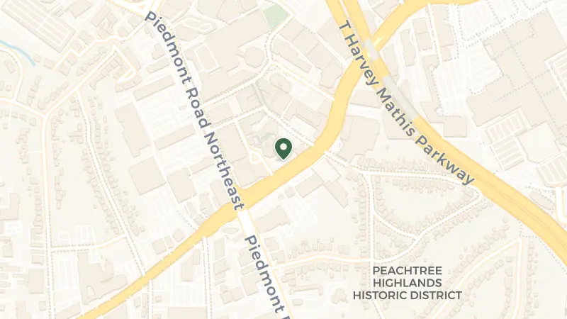 Map of 3300 Peachtree Rd NE, Atlanta, GA 30305, USA