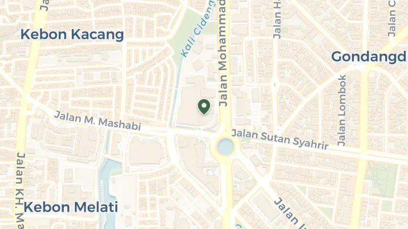 Map of Jl. M.H. Thamrin No.Kav. 28-30, Gondangdia, Kec. Menteng, Jakarta, Daerah Khusus Ibukota Jakarta 10350, Indonesia
