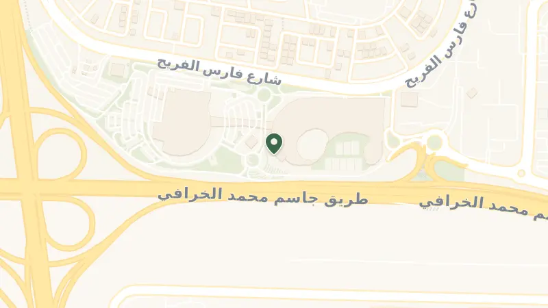 Map of 360 Mall, Jassem Mohammad Al-Kharafi Rd, Zahra 47451, Kuwait