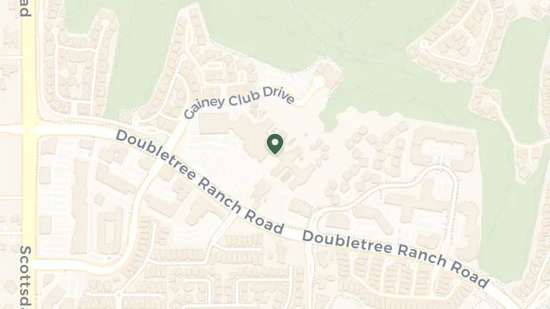 Map of 7500 E Doubletree Ranch Rd, Scottsdale, AZ 85258, USA