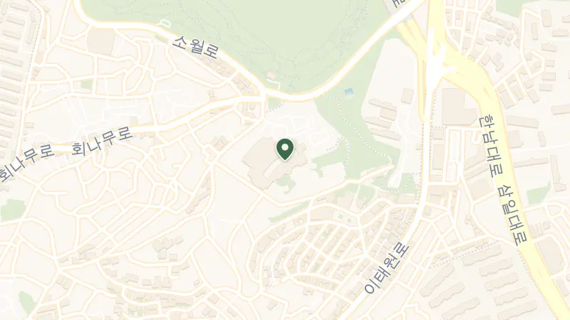 Map of 322 Sowol-ro, Yongsan District, Seoul, South Korea