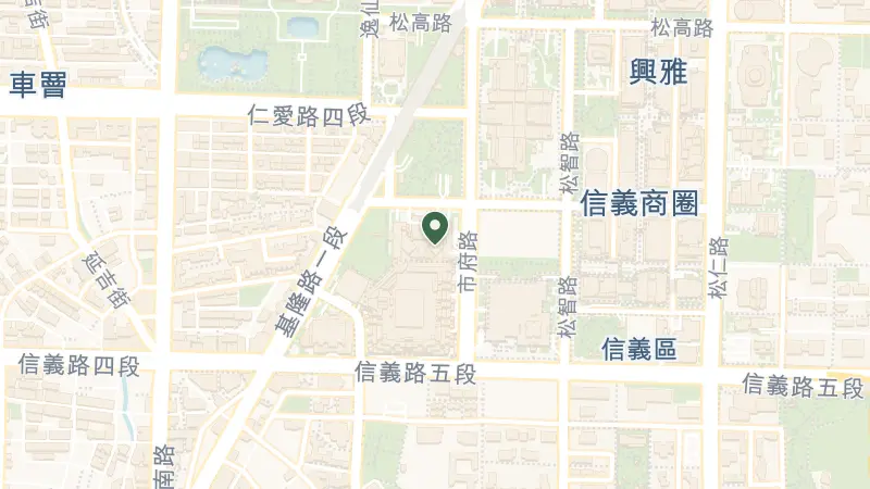 Map of No. 2號, Songshou Rd, Xicun Village, Xinyi District, Taipei City, Taiwan 110061