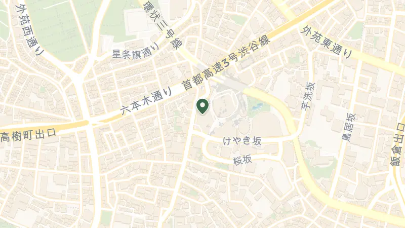 Map of 6-chōme-10-3 Roppongi, Minato City, Tokyo 106-0032, Japan