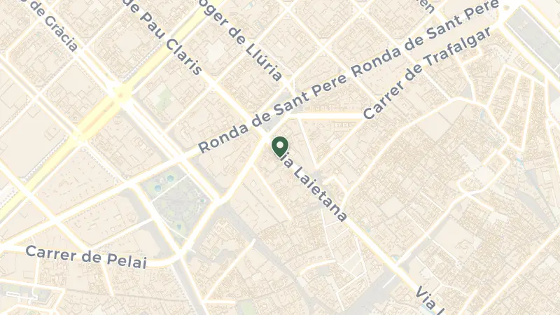 Map of Via Laietana, 69, Ciutat Vella, 08003 Barcelona, Spain