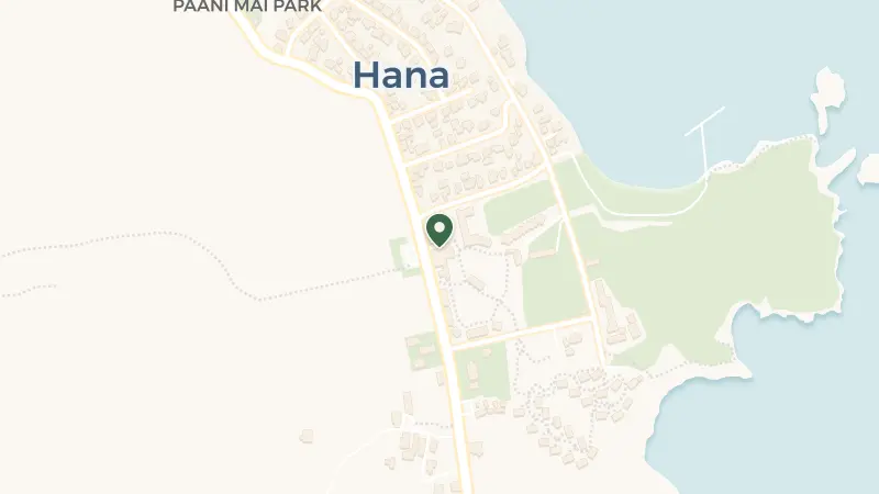 Map of 5031 Hana Hwy, Hana, HI 96713, USA