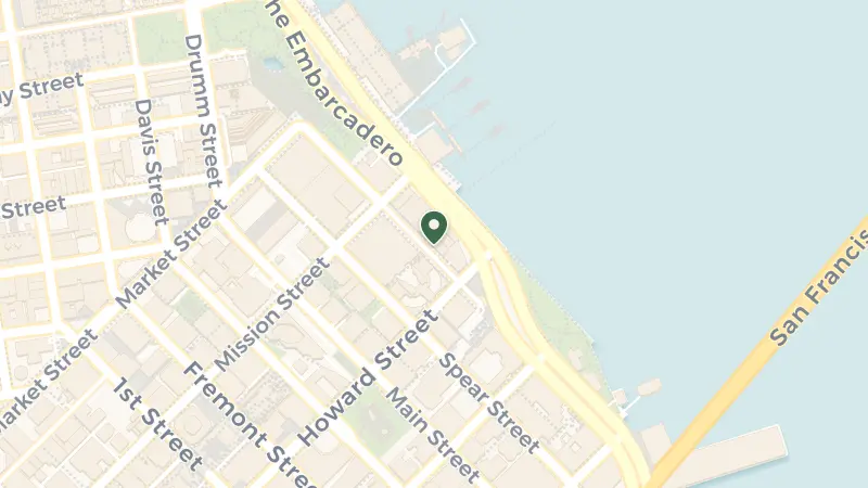 Map of 165 Steuart St, San Francisco, CA 94105, USA