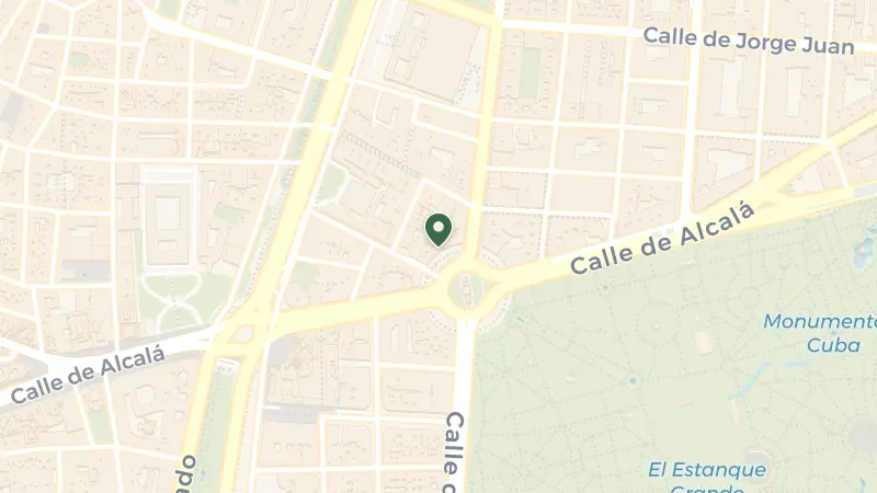 Map of Pl. de la Independencia, 3, Salamanca, 28001 Madrid, Spain