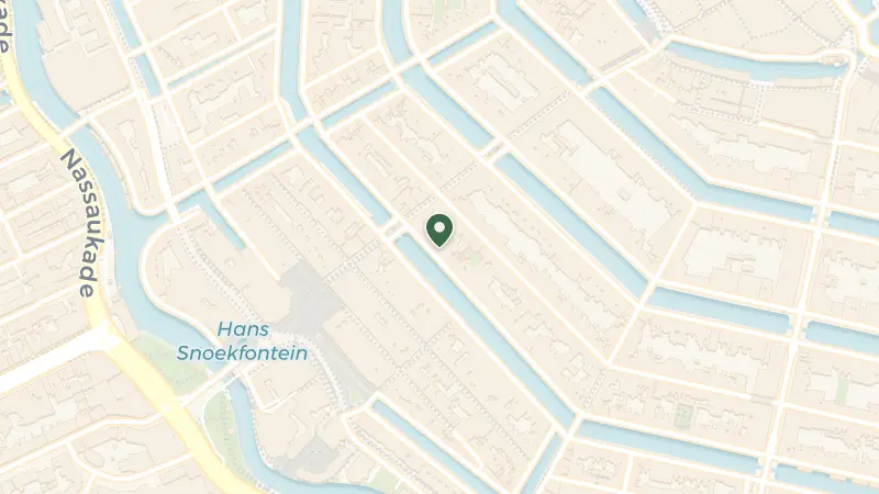 Map of Prinsengracht 717, 1017 JW Amsterdam