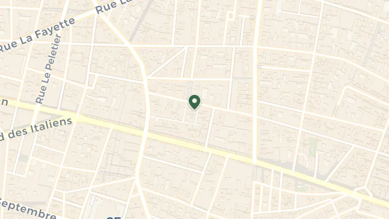 Map of 2 Cité Rougemont, 75009 Paris, France