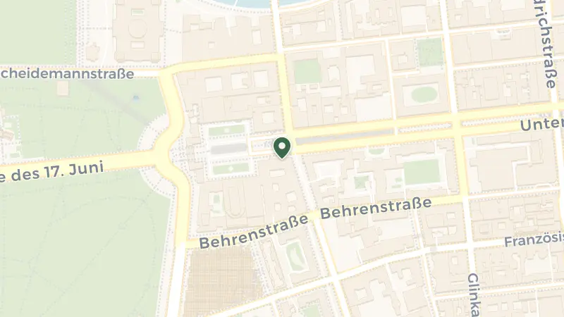 Map of Unter den Linden 77, 10117 Berlin, Germany