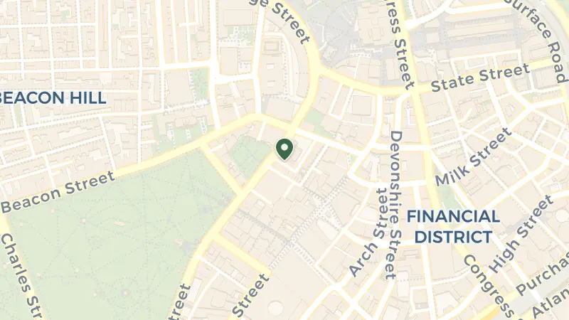 Map of 90 Tremont St, Boston, MA 02108, USA