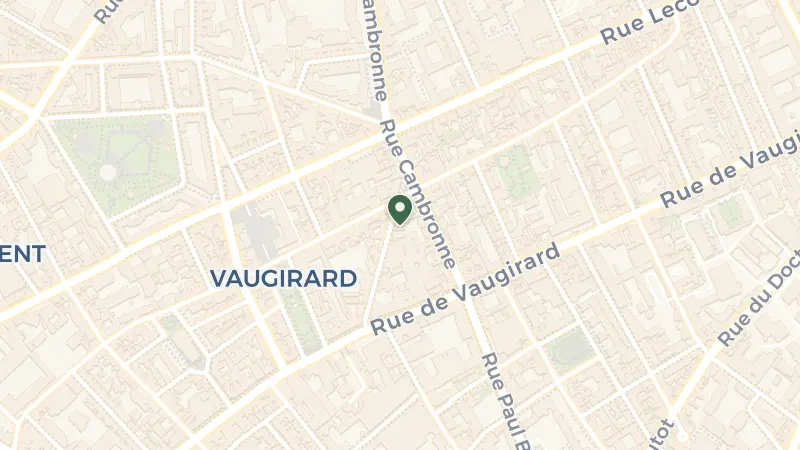 Map of 7 Rue du Général Beuret, 75015 Paris, France
