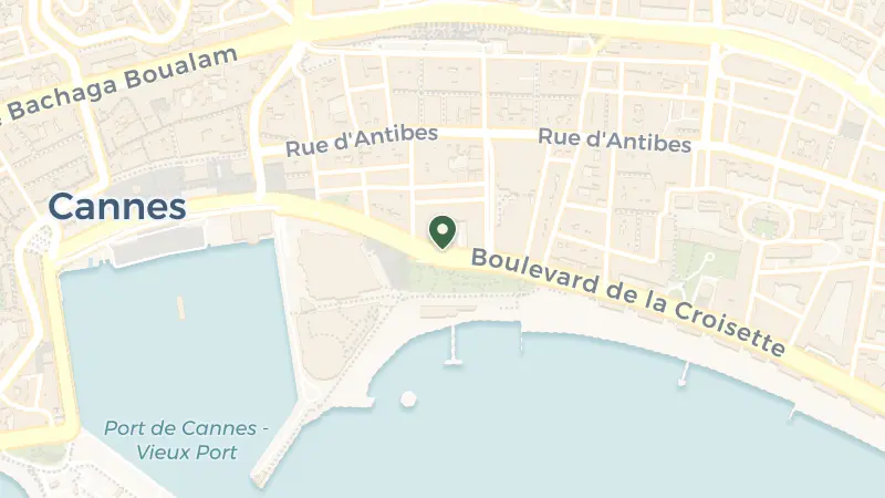 Map of 10 Bd de la Croisette, 06400 Cannes, France