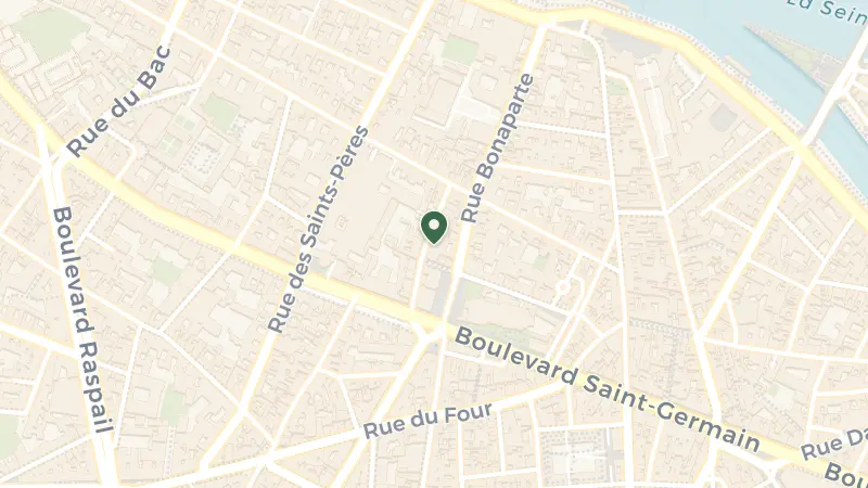 Map of 7 Rue Saint-Benoît, 75006 Paris, France