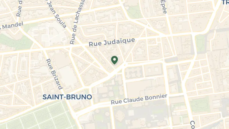 Map of 115 Rue Georges Bonnac, 33000 Bordeaux, France