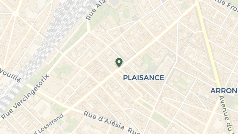 Map of 76 Rue Raymond Losserand, 75014 Paris, France