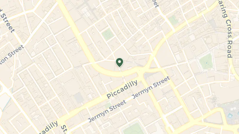 Map of 10 Air St, London W1B 5AB, UK