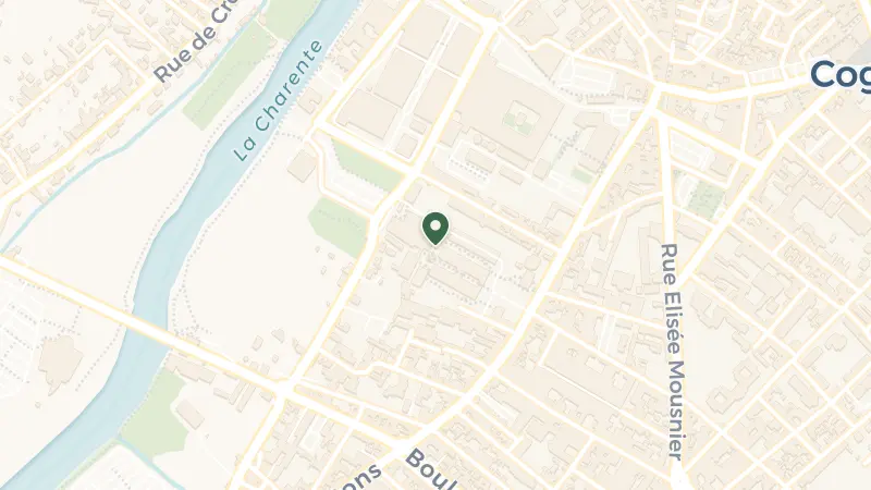Map of 50 Av. Paul Firino Martell, 16100 Cognac, France