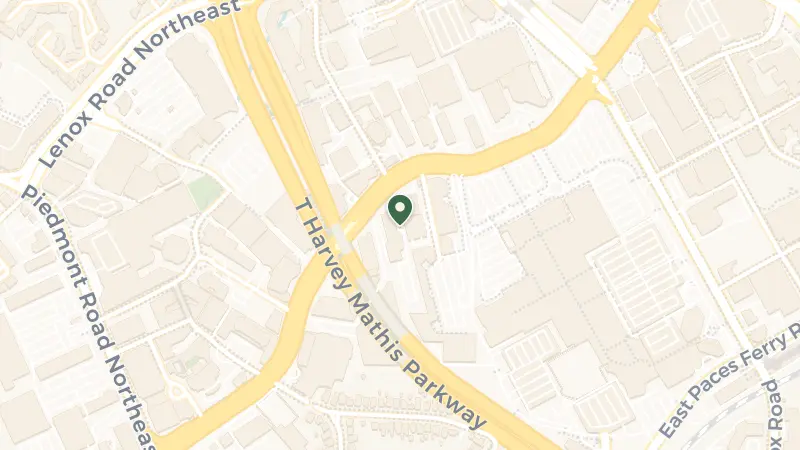 Map of 3377 Peachtree Rd NE, Atlanta, GA 30326, USA