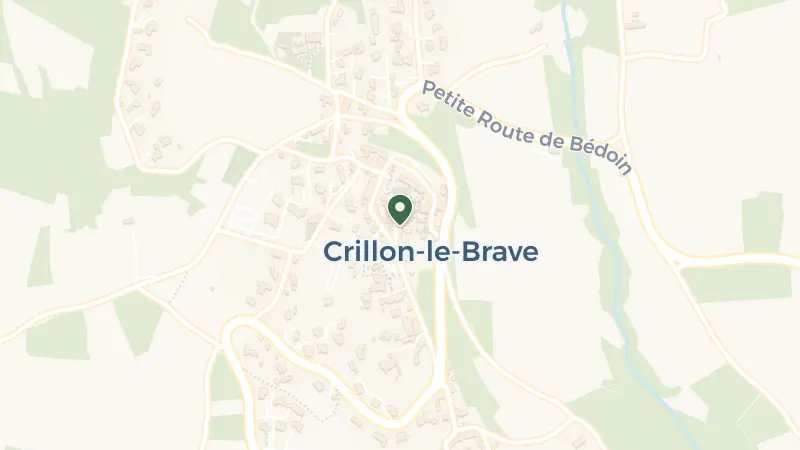 Map of Place de l'Eglise, 84410 Crillon-le-Brave, France