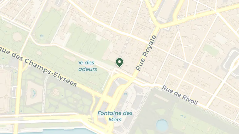 Map of 10 Pl. de la Concorde, 75008 Paris, France