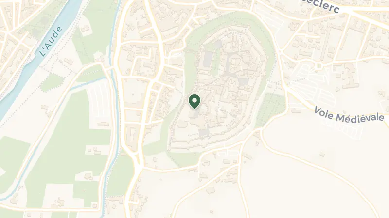 Map of Pl. Auguste Pierre Pont, 11000 Carcassonne, France