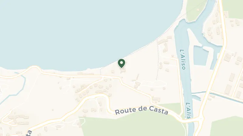 Map of 468 Rte de la Roya, 20217 Saint-Florent, France