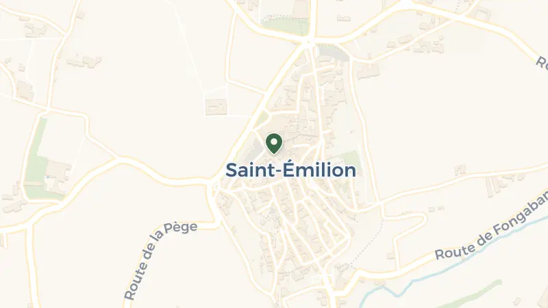 Map of 5 Pl. du Clocher, 33330 Saint-Émilion, France
