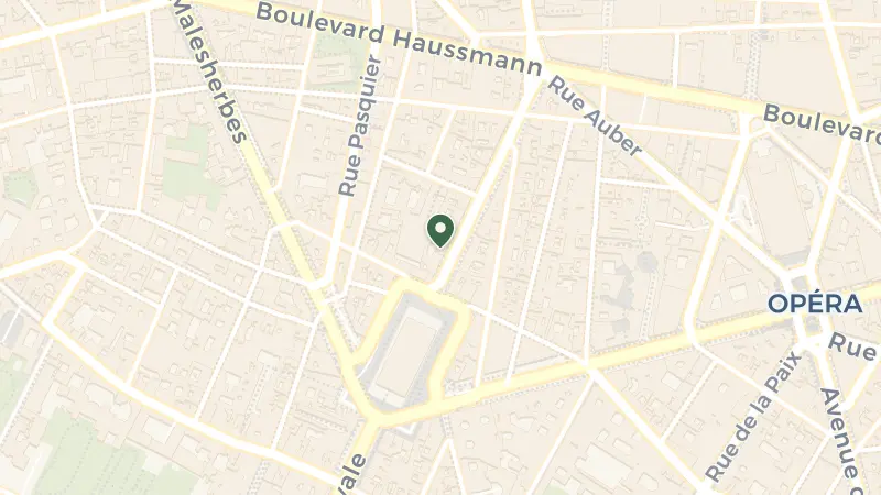 Map of 7 Rue Tronchet, 75008 Paris, France
