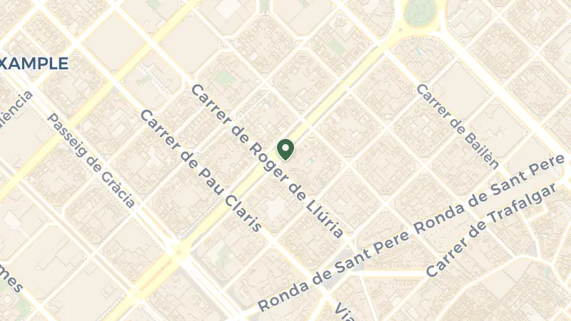 Map of Gran Via de les Corts Catalanes, 668, Eixample, 08010 Barcelona, Spain