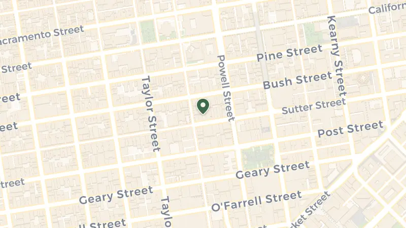 Map of 562 Sutter St, San Francisco, CA 94102, USA