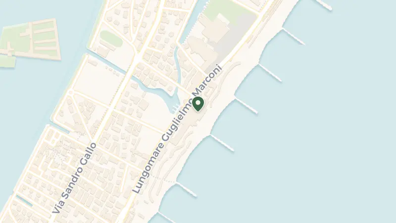 Map of Lungomare Guglielmo Marconi, 41, 30126 Lido VE, Italy