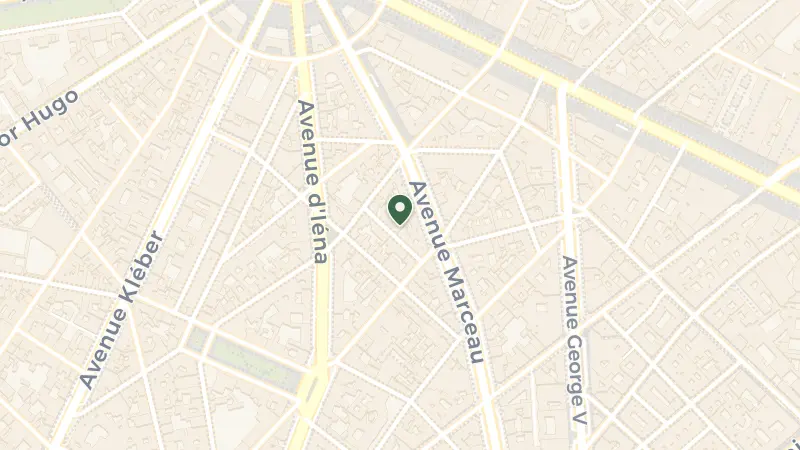 Map of 10 Rue Kepler, 75116 Paris, France