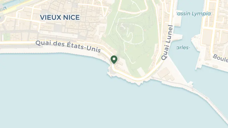 Map of 11 Quai Rauba Capeu, 06300 Nice, France