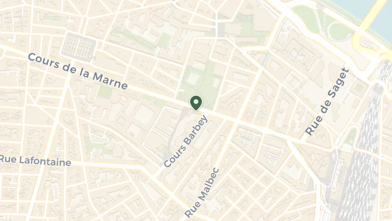 Map of 151 Cr de la Marne, 33800 Bordeaux, France