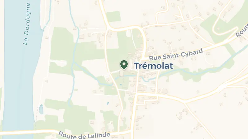 Map of 81 Rue des Écoles, 24510 Trémolat, France