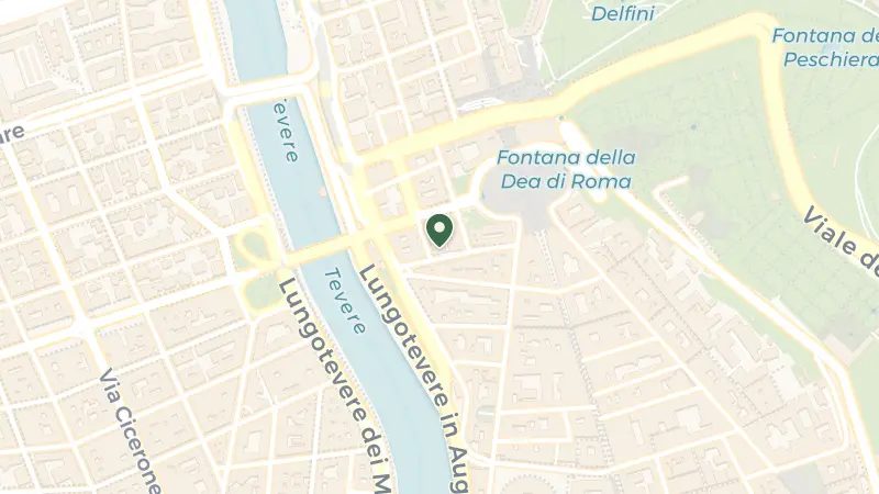 Map of Via della Penna, 22, 00186 Roma RM, Italy