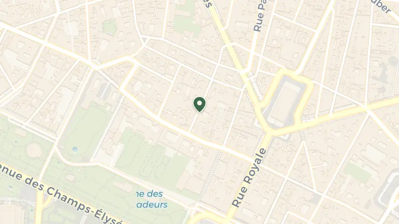 Map of 8 Rue d'Anjou, 75008 Paris, France
