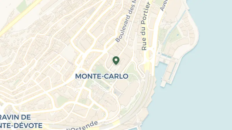 Map of 4 Av. de la Madone, 98000 Monaco