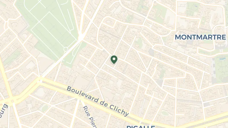 Map of 3 Rue Aristide Bruant, 75018 Paris, France