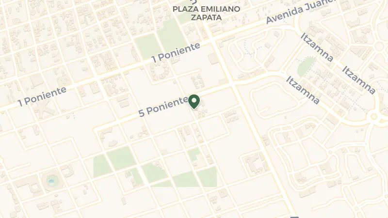 Map of Calle 7 Poniente Mz 43-Lt 01, La Veleta, 77760 Tulum, Q.R., Mexico