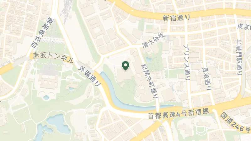 Map of 4-1 Kioichō, Chiyoda City, Tokyo 102-8578, Japan