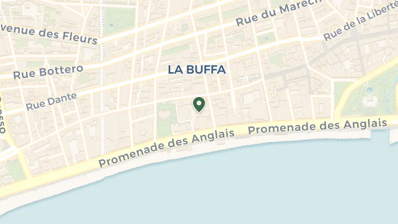 Map of 13 Prom. des Anglais, 06000 Nice, France