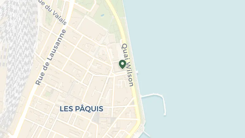 Map of Quai Wilson 47, 1211 Genève, Switzerland