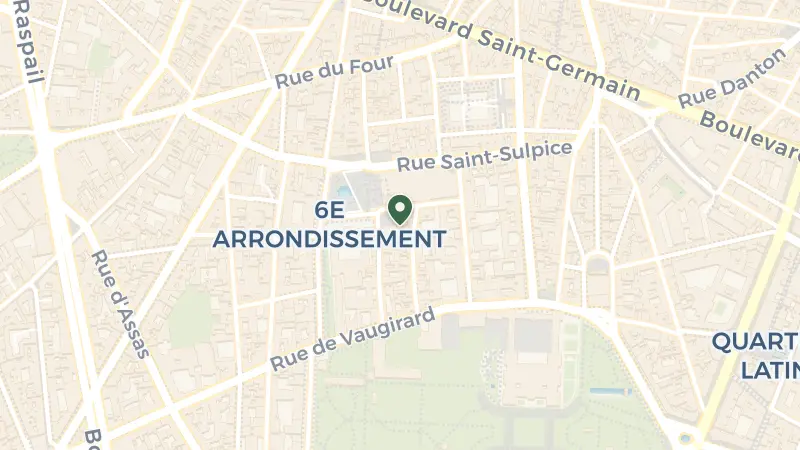 Map of 3B Pl. Saint-Sulpice, 75006 Paris, France