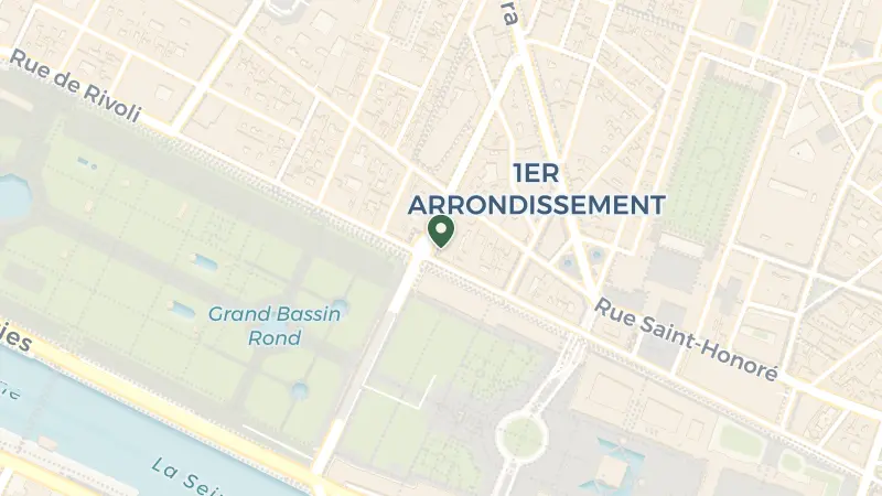 Map of 2 Pl. des Pyramides, 75001 Paris, France