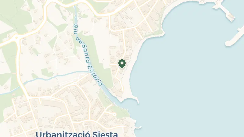 Map of Calle Del Rio, 48, 07840 Santa Eulària des Riu, Illes Balears, Spain