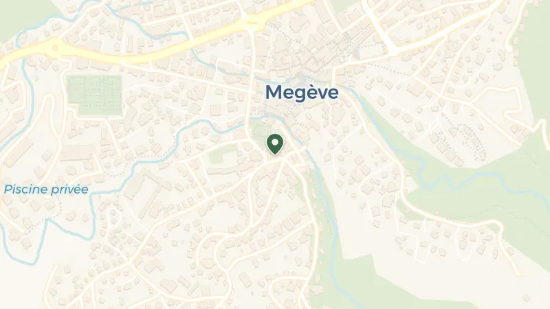 Map of 159 Rue Mgr Conseil, 74120 Megève, France