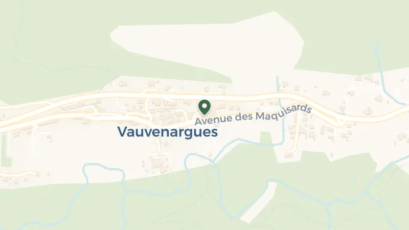 Map of 33 Av. des Maquisards, 13126 Vauvenargues, France